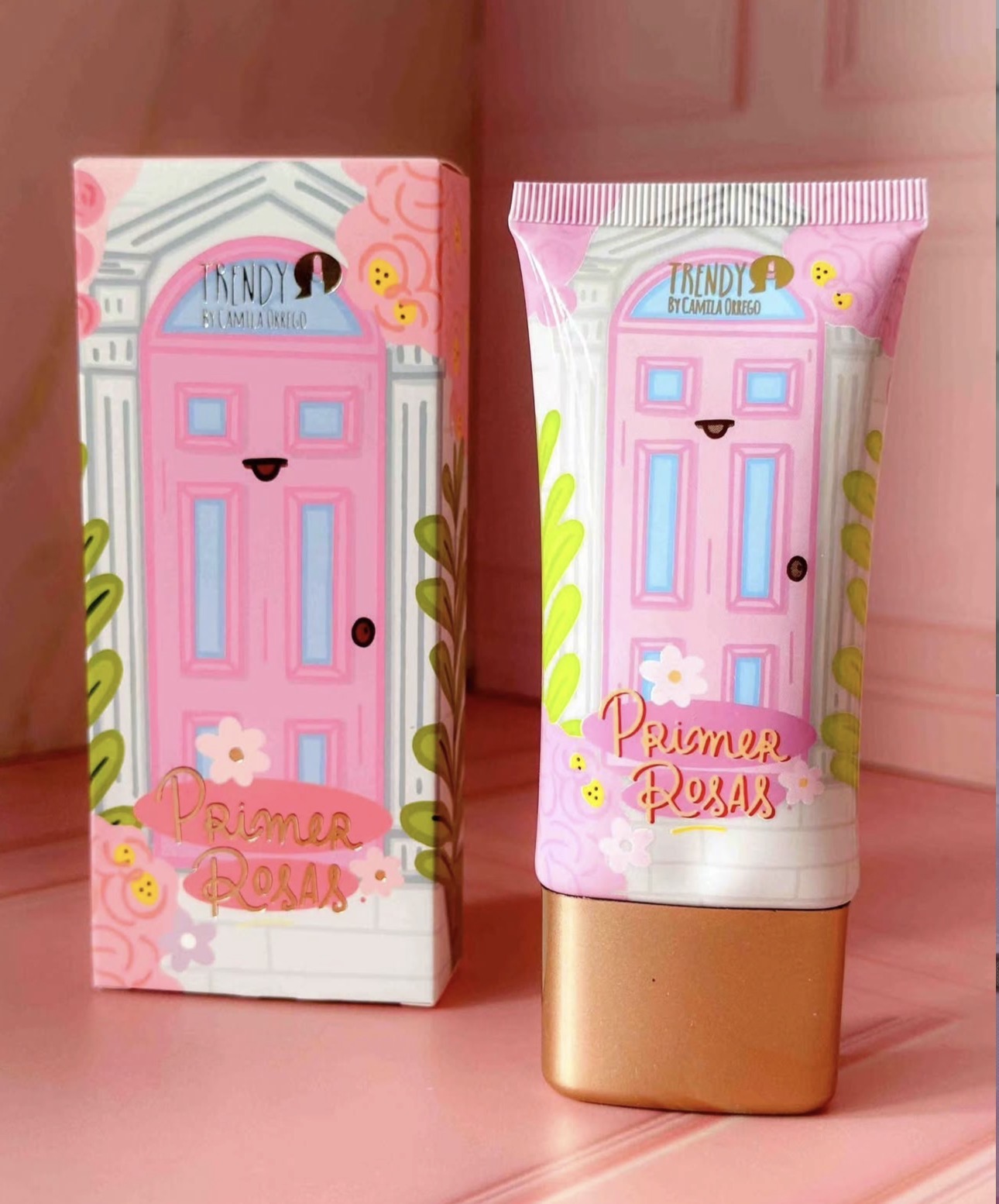 Primer Rosas grande Trendy